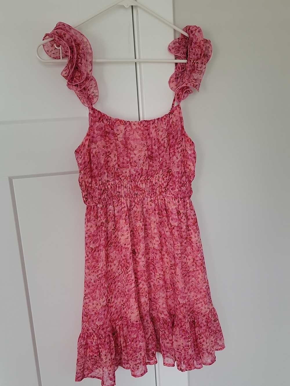 Lush Pink Floral Sundress